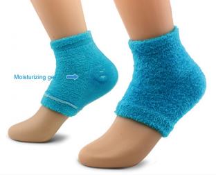 BNGS004(feather gauze) Moisturizing Heel Socks